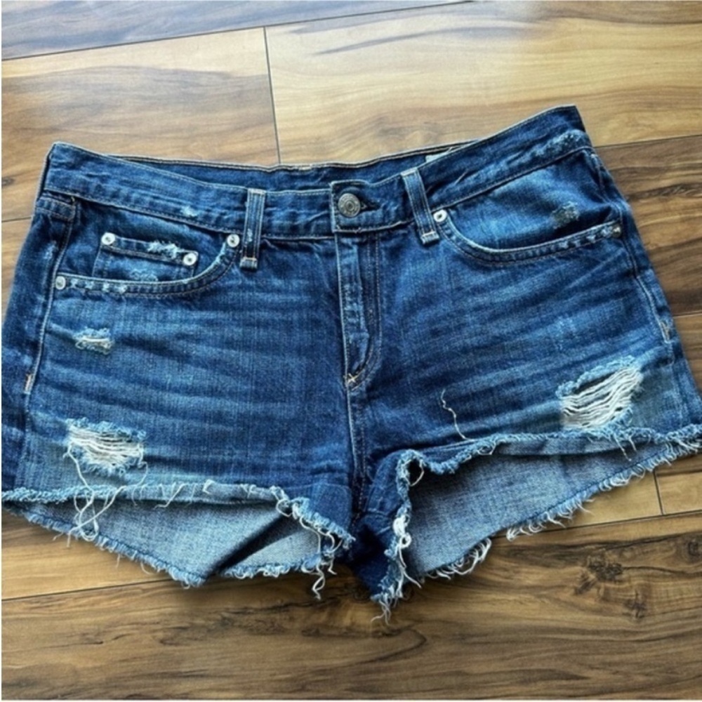 Rag and bone cut off denim shorts 28